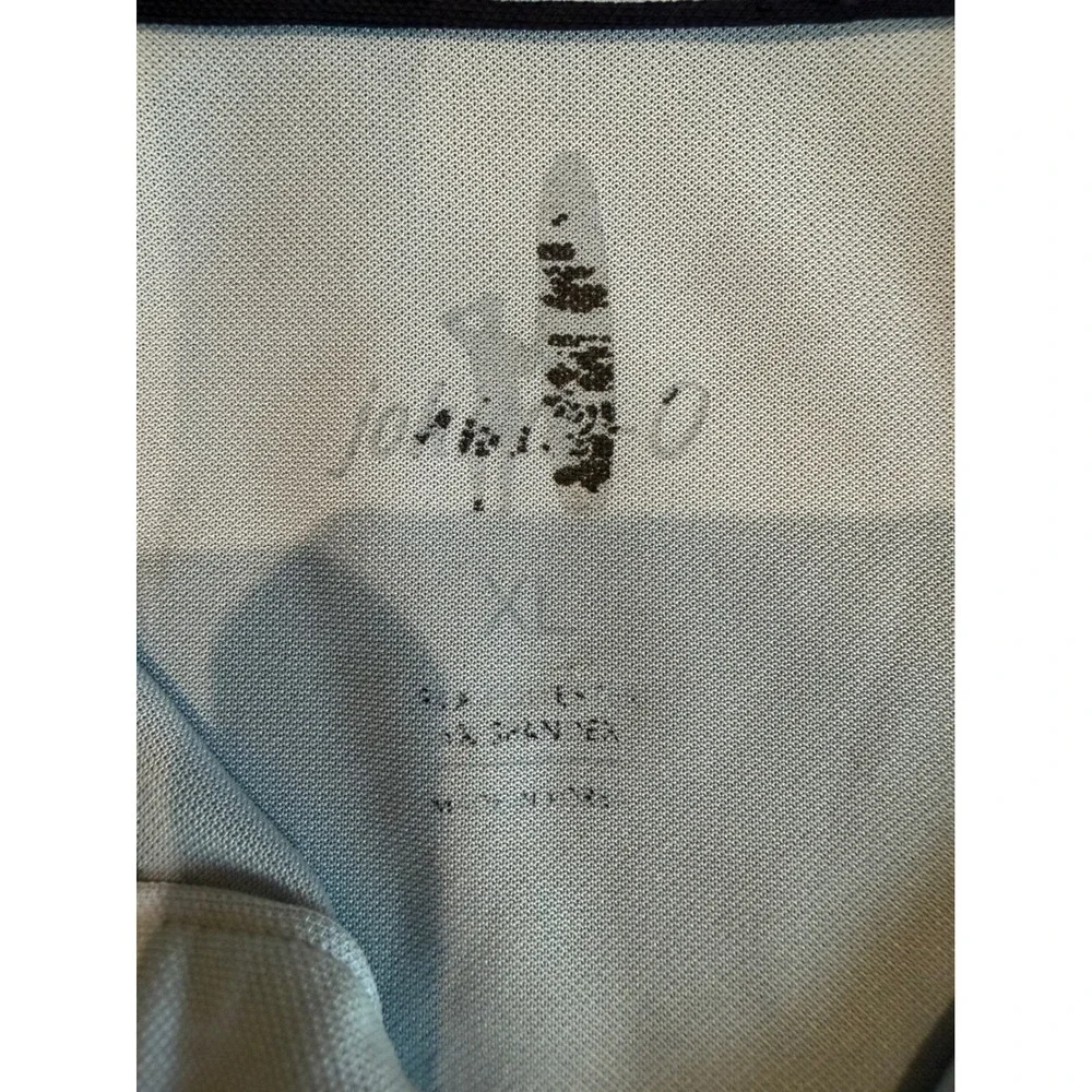Johnnie-O Mens Gulf Blue Performance Polo Shirt XL JMPO1740 Ivanhoe Logo